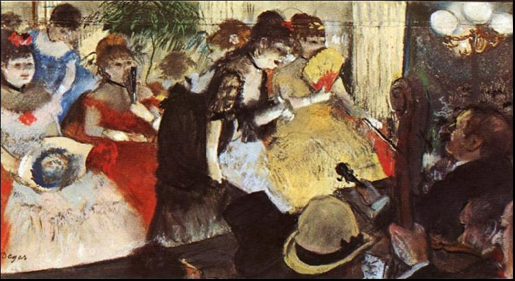 Edgar Degas Cabaret Sweden oil painting art